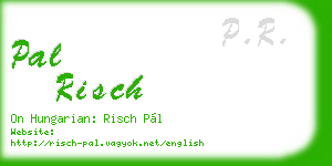 pal risch business card